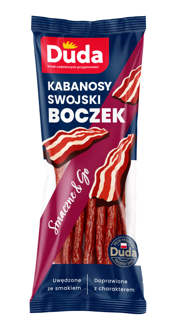 Kabanosy swojski boczek Duda