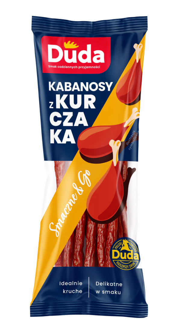 Kabanosy z kurczaka premium Duda